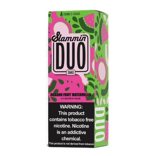 Best Flavor Slammin Duo Series E-Liquid 100mL (Freebase) - Dragon Fruit Watermelon