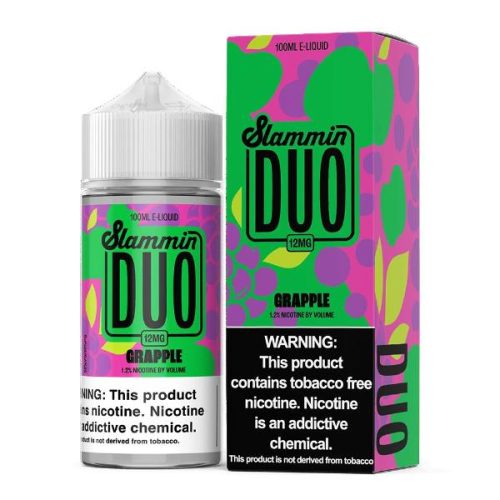 Best Flavor Slammin Duo Series E-Liquid 100mL (Freebase) - Grapple