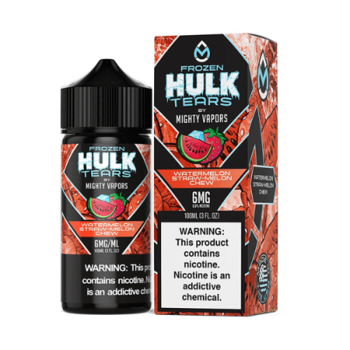 Best Deal Hulk Tears E-Liquid Vape Juice 100mL - Watermelon Straw-Melon Chew