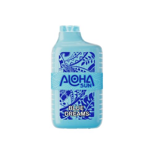 Best Deals Aloha Sun 7000 Puffs Vape Disposable 15mL Best Flavor Blue Dreams