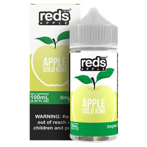 7Daze Reds 100mL Vape Juice Best Flavor Gold Kiwi